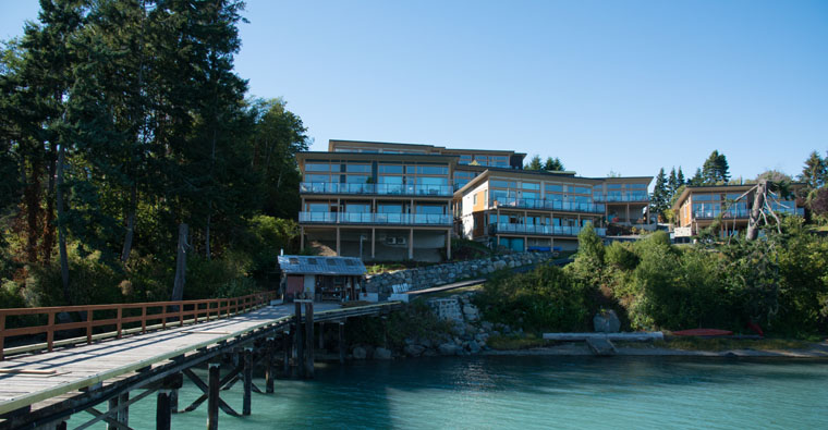 Harbourside from our wharf